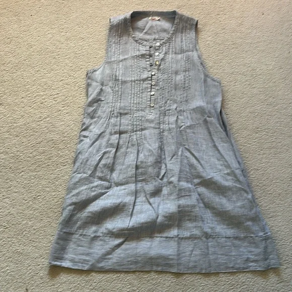 Faherty Isha Linen Dress EUC - Picture 3 of 6